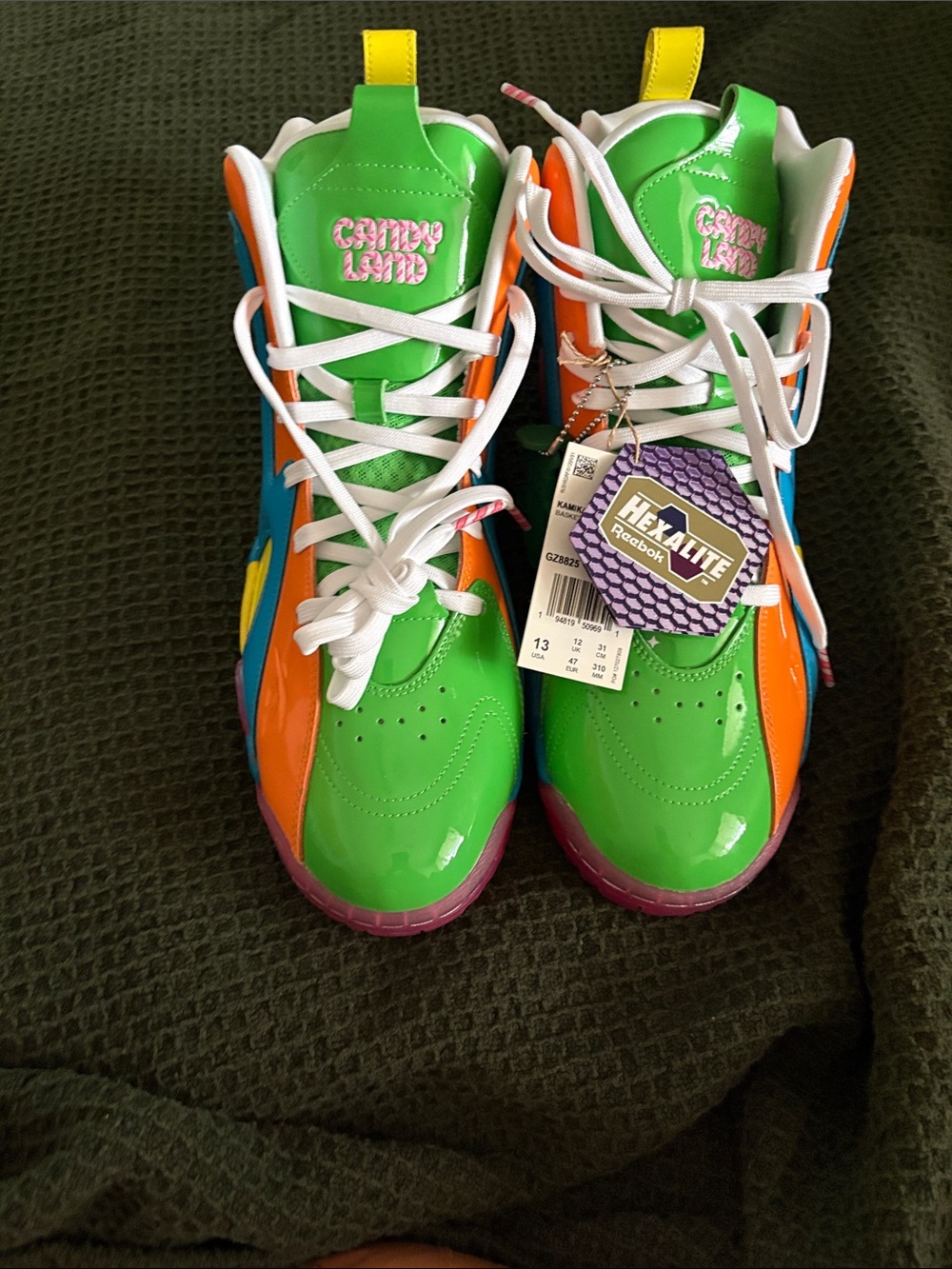 NWT Men’s Reebok Hexalite Candy Land High-Top Sneakers